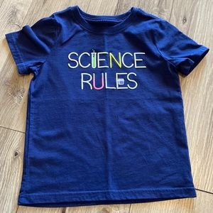 Cat & Jack 4T ‘Science Rules’ Graphic Tee 🧪🔬